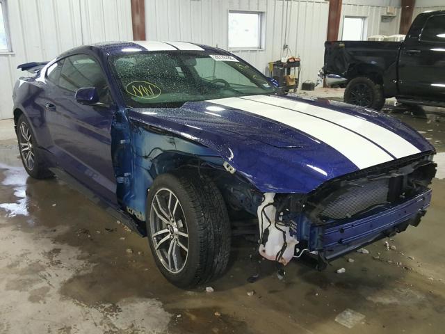 1FA6P8CF0G5267033 - 2016 FORD MUSTANG GT BLUE photo 1