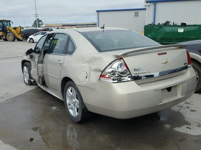 2G1WB5EK7B1328673 - 2011 CHEVROLET IMPALA LT GOLD photo 3