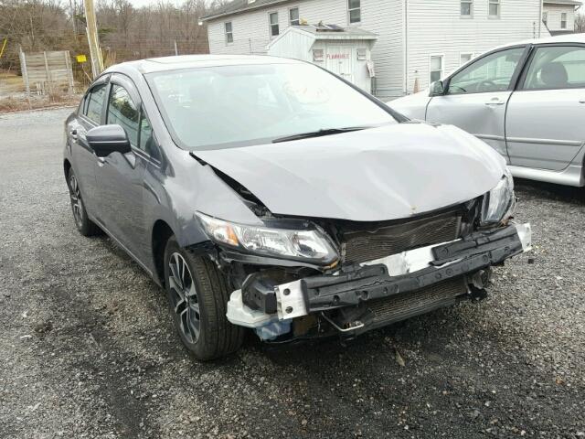 2HGFB2F84EH554613 - 2014 HONDA CIVIC EX GRAY photo 1