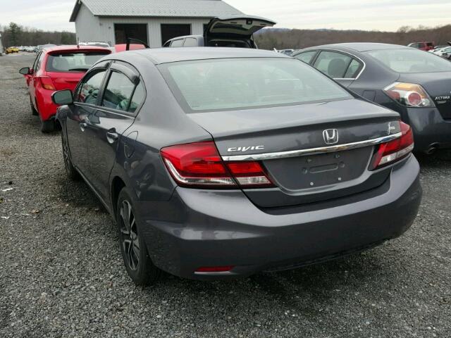 2HGFB2F84EH554613 - 2014 HONDA CIVIC EX GRAY photo 3