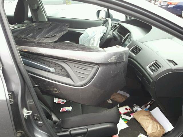 2HGFB2F84EH554613 - 2014 HONDA CIVIC EX ნაცრისფერი ფოტო 5