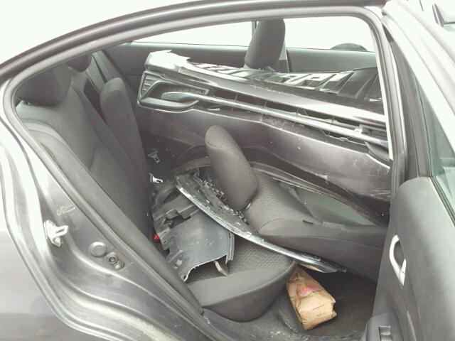 2HGFB2F84EH554613 - 2014 HONDA CIVIC EX ნაცრისფერი ფოტო 6