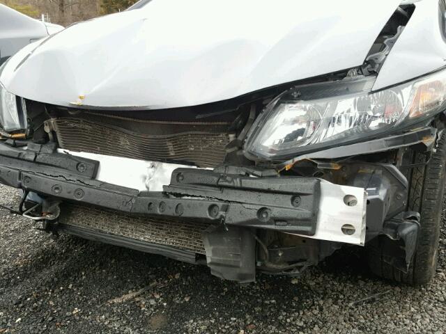 2HGFB2F84EH554613 - 2014 HONDA CIVIC EX ნაცრისფერი ფოტო 9