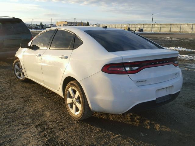 1C3CDFBB5FD390375 - 2015 DODGE DART SXT WHITE photo 3