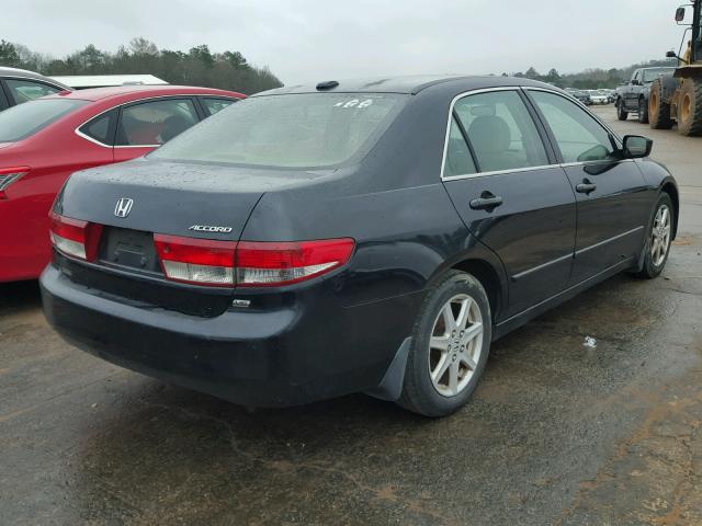 1HGCM66584A085923 - 2004 HONDA ACCORD EX BLACK photo 4