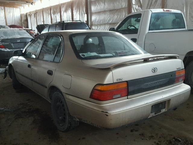 1NXAE09B2SZ284037 - 1995 TOYOTA COROLLA LE 金色 照片 3