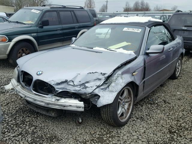 WBABW53475PJ97196 - 2005 BMW 330 CI SILVER photo 2