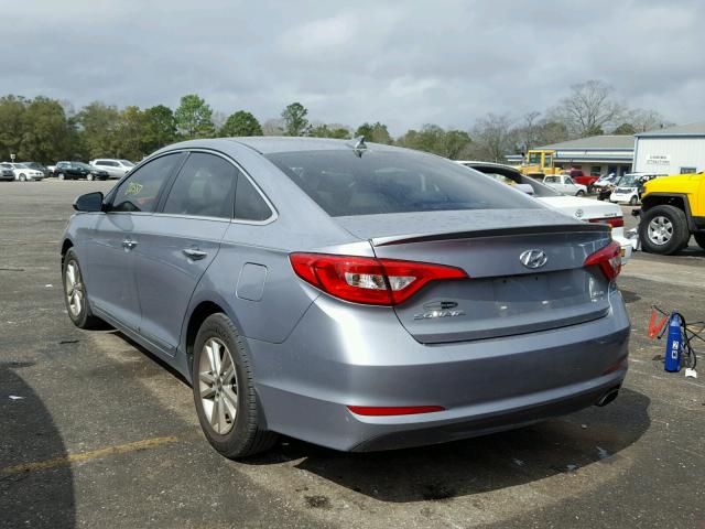 5NPE24AA9FH156967 - 2015 HYUNDAI SONATA ECO BLUE photo 3