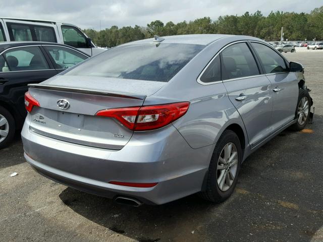 5NPE24AA9FH156967 - 2015 HYUNDAI SONATA ECO BLUE photo 4