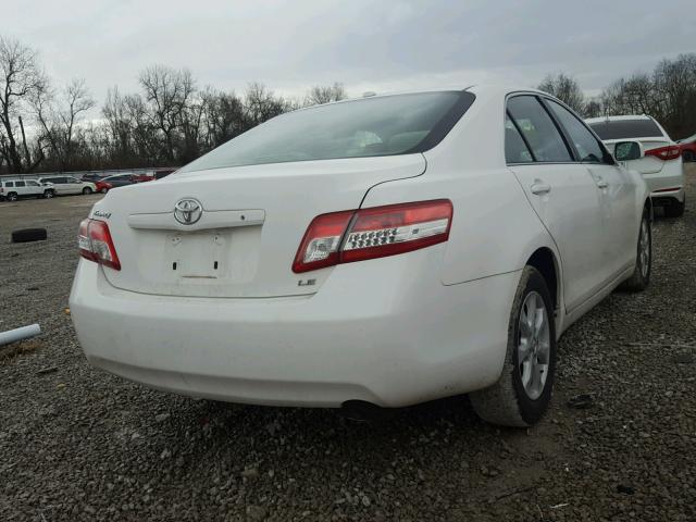 4T1BF3EK1BU762425 - 2011 TOYOTA CAMRY BASE WHITE photo 4