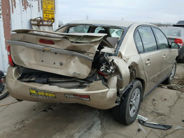 1G1ZS58F97F107104 - 2007 CHEVROLET MALIBU LS ბეჟი ფოტო 4