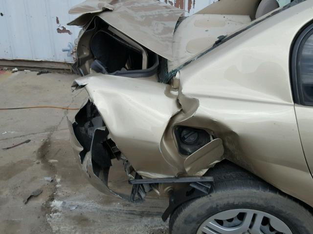 1G1ZS58F97F107104 - 2007 CHEVROLET MALIBU LS ბეჟი ფოტო 9