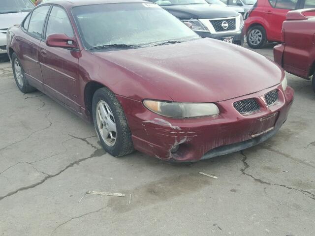 1G2WP52K41F231455 - 2001 PONTIAC GRAND PRIX RED photo 1