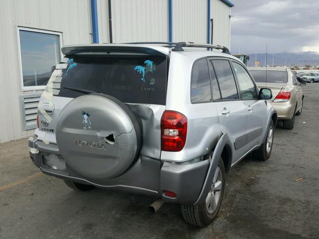 JTEGD20V650082670 - 2005 TOYOTA RAV4 SILVER photo 4