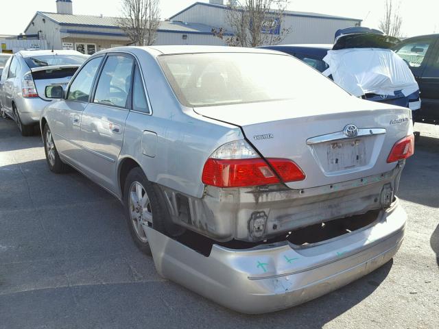 4T1BF28B13U336029 - 2003 TOYOTA AVALON XL SILVER photo 3