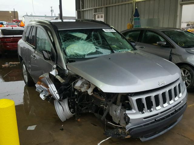 1C4NJCBAXGD568074 - 2016 JEEP COMPASS SP SILVER photo 1