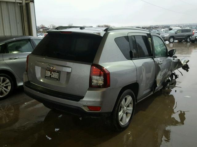 1C4NJCBAXGD568074 - 2016 JEEP COMPASS SP SILVER photo 4