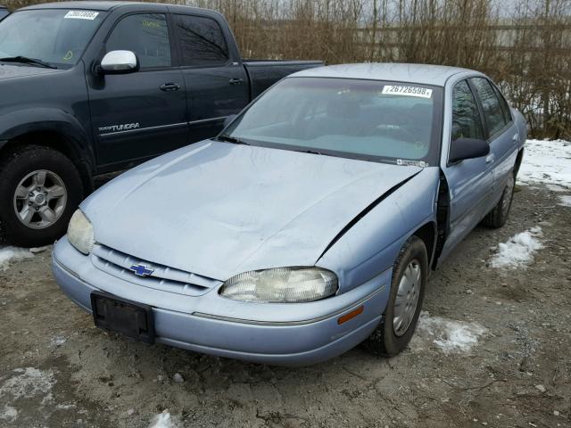 2G1WL52M0T1110188 - 1996 CHEVROLET LUMINA BLUE photo 2