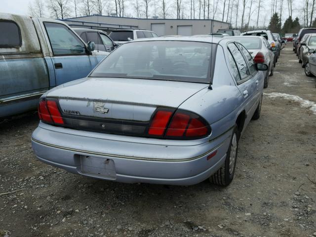 2G1WL52M0T1110188 - 1996 CHEVROLET LUMINA BLUE photo 4