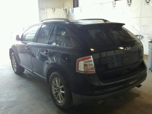 2FMDK36C98BB04863 - 2008 FORD EDGE SE BLACK photo 3