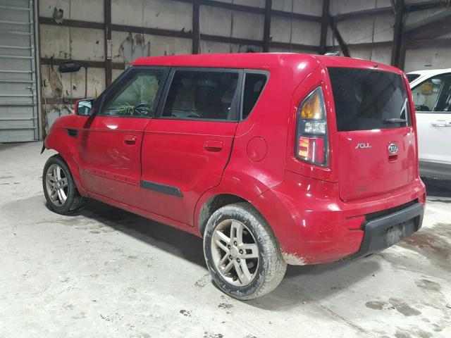 KNDJT2A29A7057460 - 2010 KIA SOUL + RED photo 3