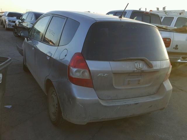 JHMGD38458S068756 - 2008 HONDA FIT SILVER photo 3