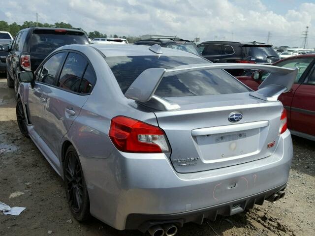 JF1VA2L61F9829328 - 2015 SUBARU WRX STI GRAY photo 3