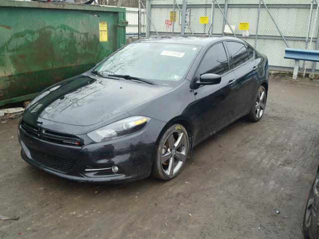 1C3CDFBA1DD318853 - 2013 DODGE DART SXT BLACK photo 2