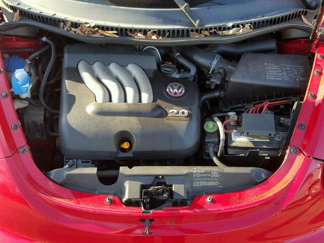 3VWCM31Y85M353806 - 2005 VOLKSWAGEN NEW BEETLE 红色 照片 7
