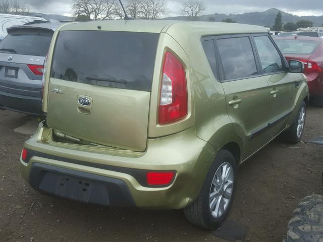 KNDJT2A61C7419075 - 2012 KIA SOUL + GREEN photo 4