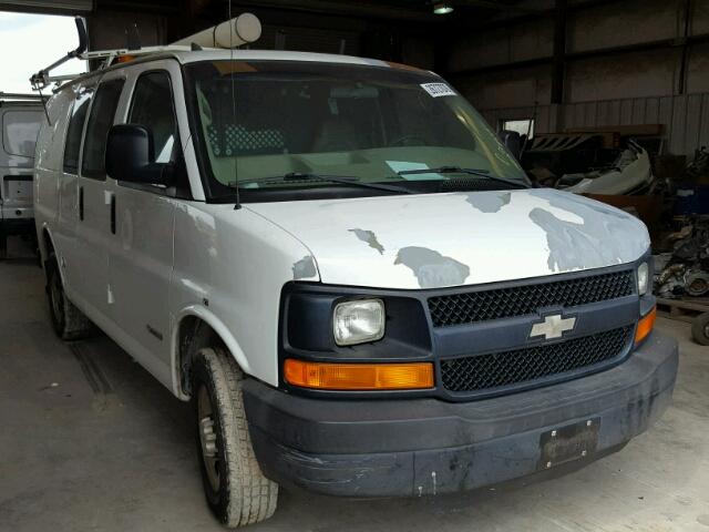 1GCGG25V941169282 - 2004 CHEVROLET EXPRESS G2 WHITE photo 1