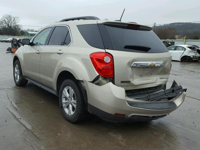 1GNALBEK2FZ135543 - 2015 CHEVROLET EQUINOX LT GOLD photo 3