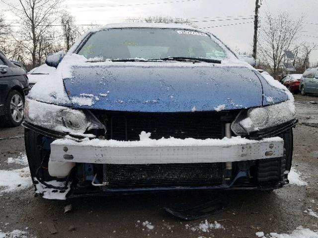 1HGFA16846L146212 - 2006 HONDA CIVIC EX Mavi foto 9