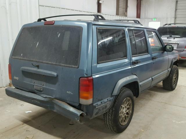 1J4FT78S8XL542238 - 1999 JEEP CHEROKEE L BLUE photo 4