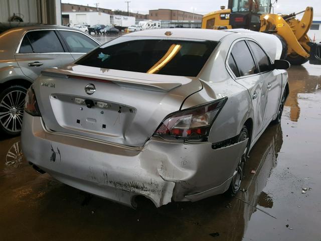 1N4AA5AP9DC819173 - 2013 NISSAN MAXIMA S SILVER photo 4