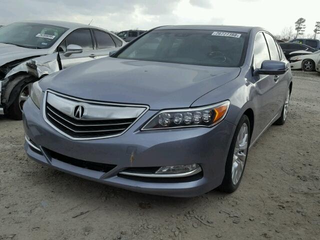 JH4KC1F50EC005969 - 2014 ACURA RLX TECH GRAY photo 2