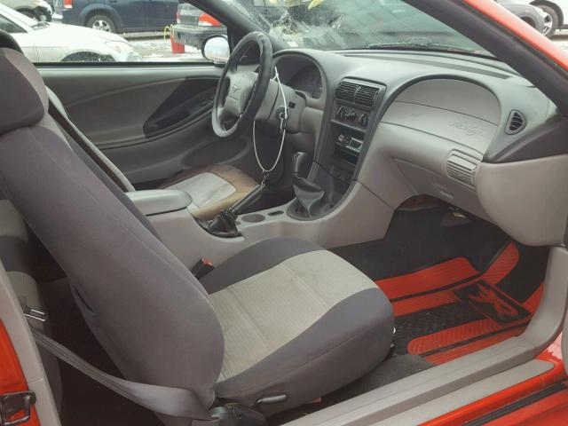 1FAFP40452F216495 - 2002 FORD MUSTANG RED photo 5