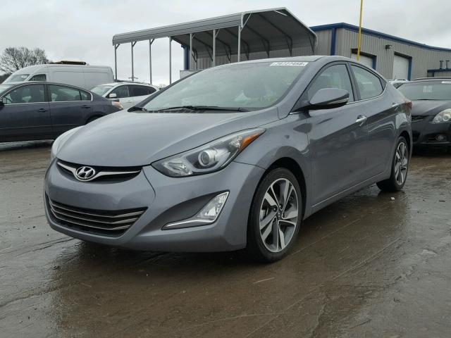 KMHDH4AE9GU593478 - 2016 HYUNDAI ELANTRA SE GRAY photo 2