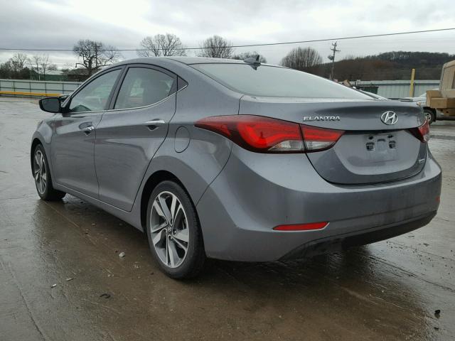 KMHDH4AE9GU593478 - 2016 HYUNDAI ELANTRA SE GRAY photo 3