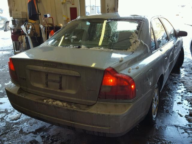YV1TH59H941375763 - 2004 VOLVO S80 2.5T SILVER photo 4