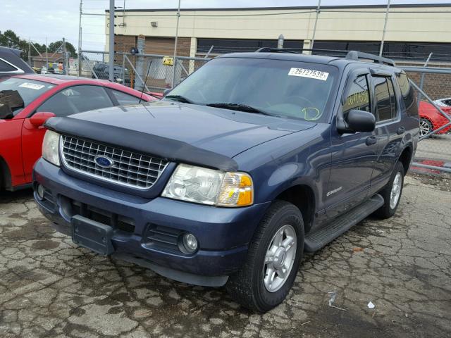 1FMZU73K25UB67229 - 2005 FORD EXPLORER X BLUE photo 2