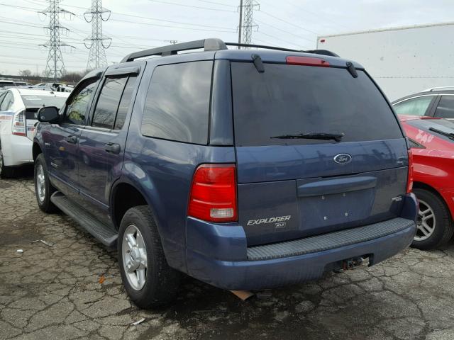 1FMZU73K25UB67229 - 2005 FORD EXPLORER X BLUE photo 3