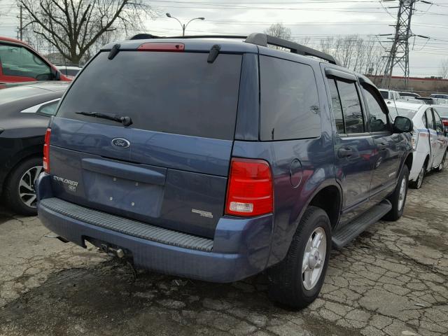 1FMZU73K25UB67229 - 2005 FORD EXPLORER X BLUE photo 4