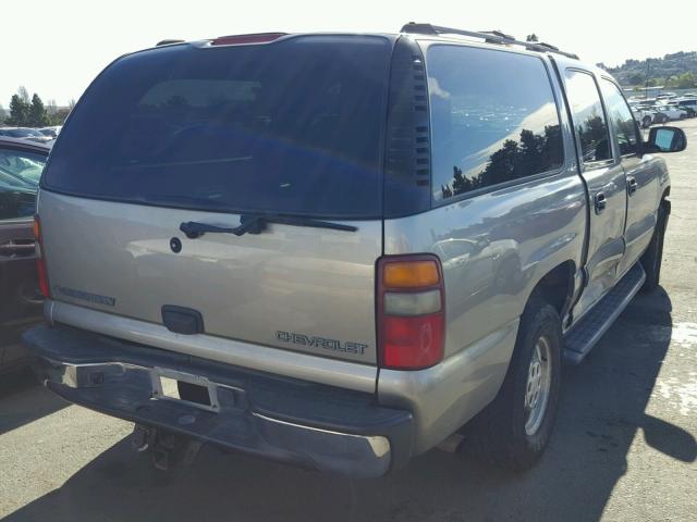 3GNFK16TX2G332660 - 2002 CHEVROLET SUBURBAN K BEIGE photo 4