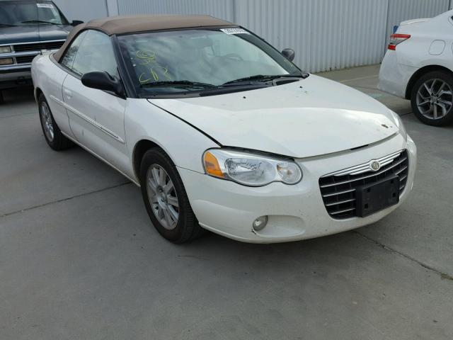 1C3EL65RX4N251788 - 2004 CHRYSLER SEBRING LI WHITE photo 1