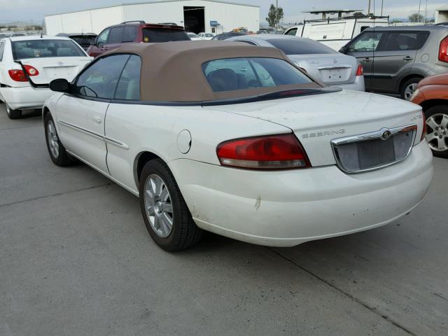 1C3EL65RX4N251788 - 2004 CHRYSLER SEBRING LI WHITE photo 3