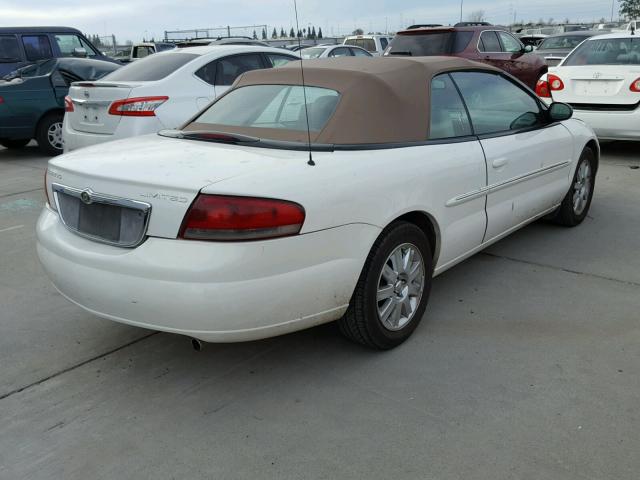 1C3EL65RX4N251788 - 2004 CHRYSLER SEBRING LI WHITE photo 4