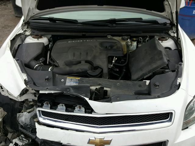 1G1ZJ57B294199026 - 2009 CHEVROLET MALIBU 2LT WHITE photo 7