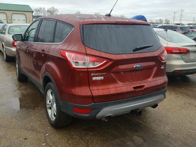 1FMCU9G92FUC35863 - 2015 FORD ESCAPE SE BLACK photo 3