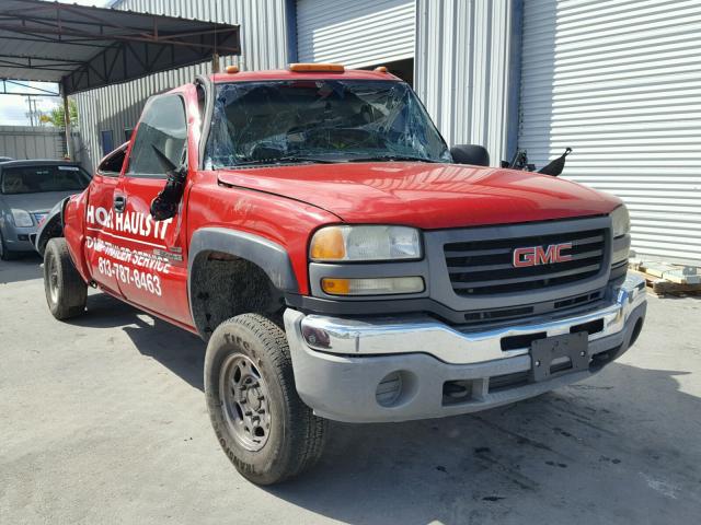 1GTHK29276E130057 - 2006 GMC SIERRA K25 RED photo 1